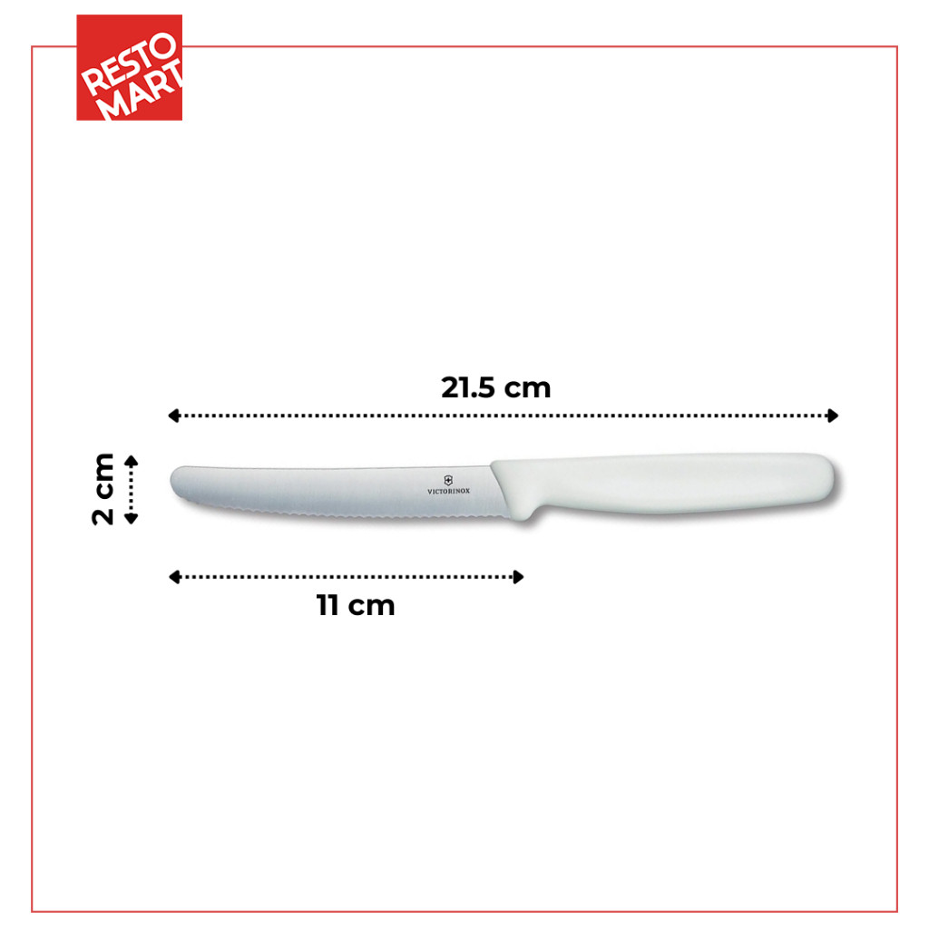 5.0837 K Steak Knife 11cm Wavy VICTORINOX Stainless (1511135)(F5) - Image 2